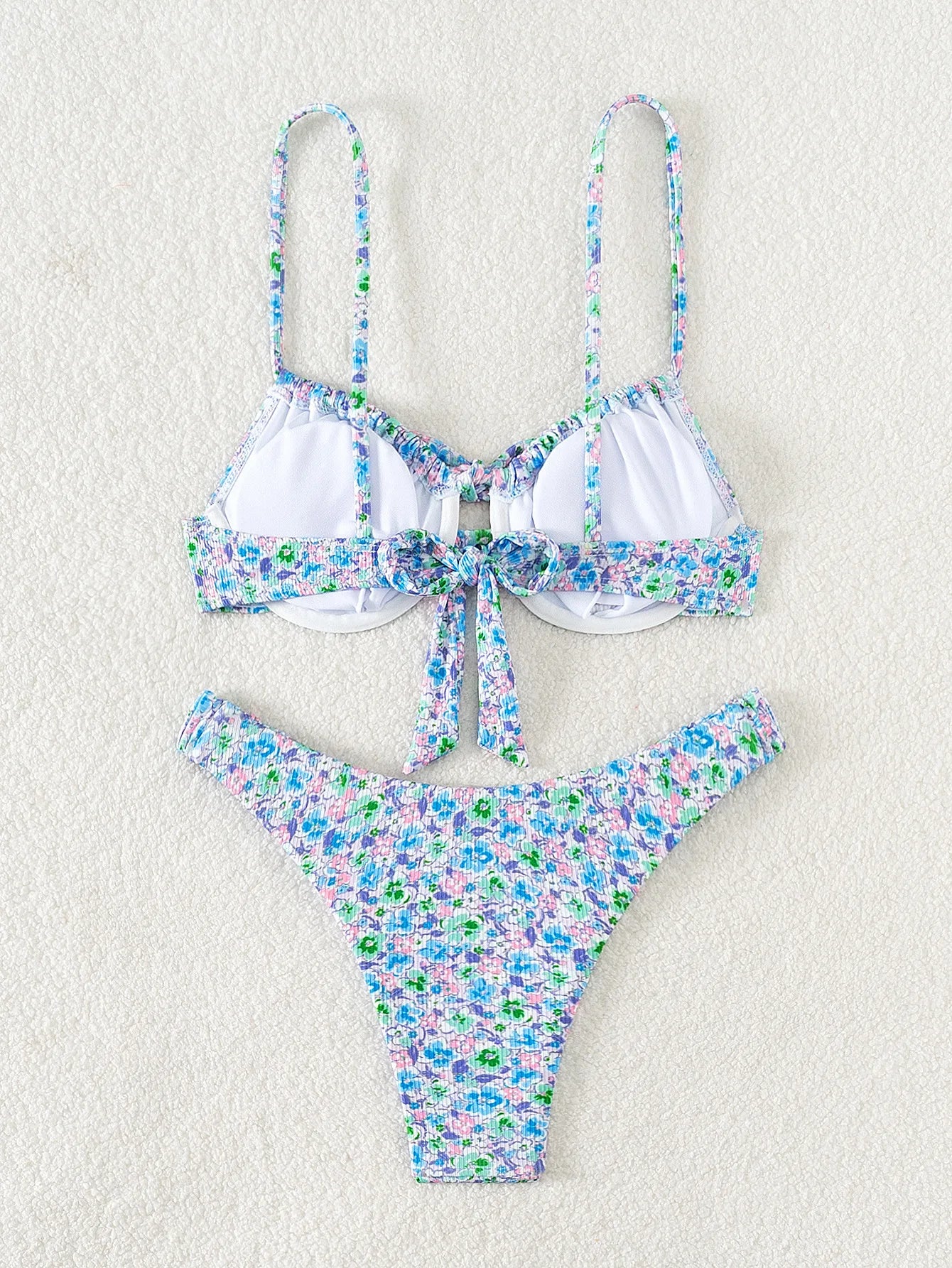 Floral Print Bathing Suit Brazilian Biquinis Swimming Suit for Women 2025 New Summer Bikini Micro Swimsuit Sexy Swimwear Bather