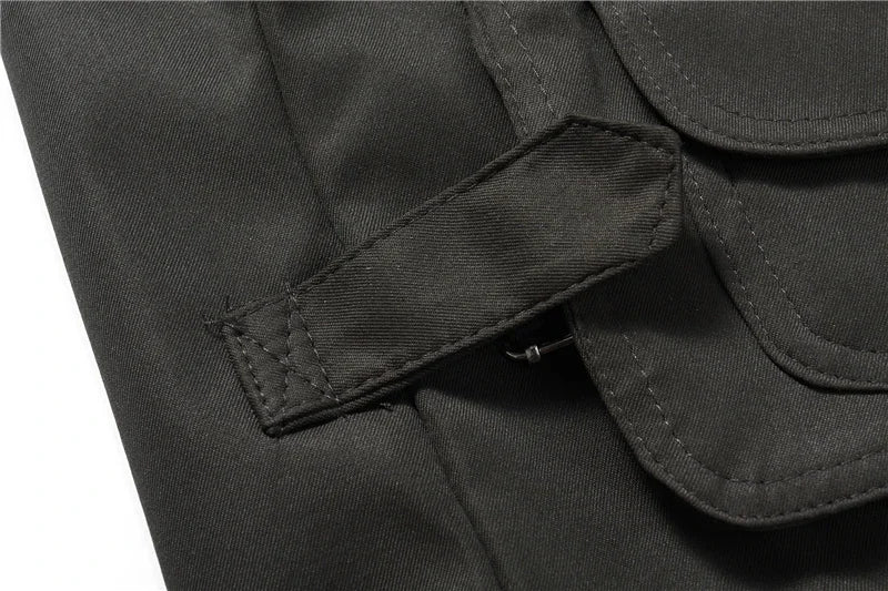 Men Large Size XL-4XL Motorcycle Casual Vest Male Multi-Pocket Tactical Fashion Waistcoats High Quality Masculino Overalls vest