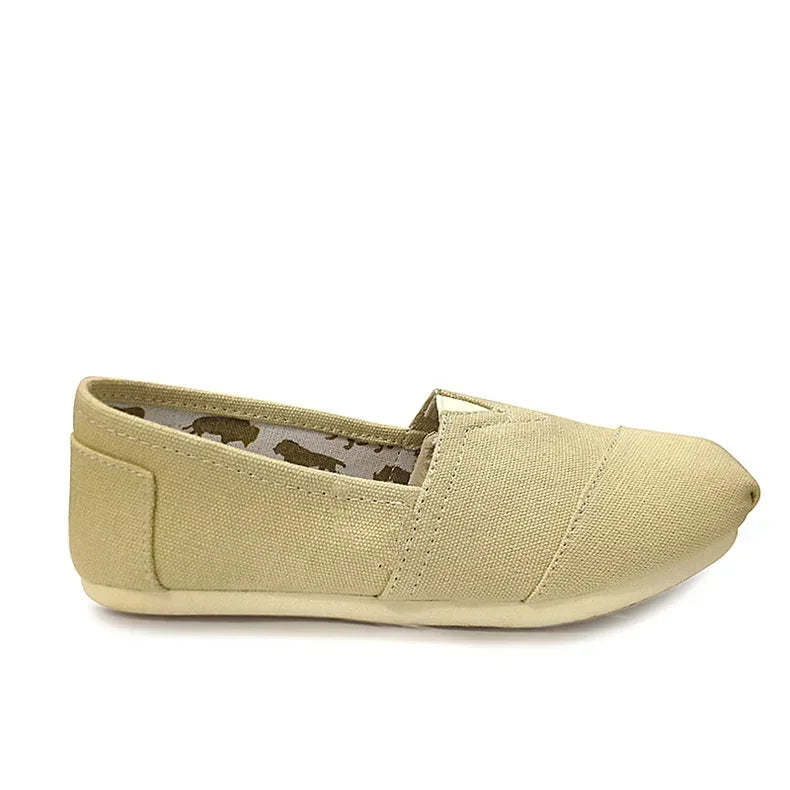 2025 Summer Blue Loafers Men Classic Canvas Flats Shoes Women Comfortable Breathable Men Casual Shoes Slip-on Espadrilles