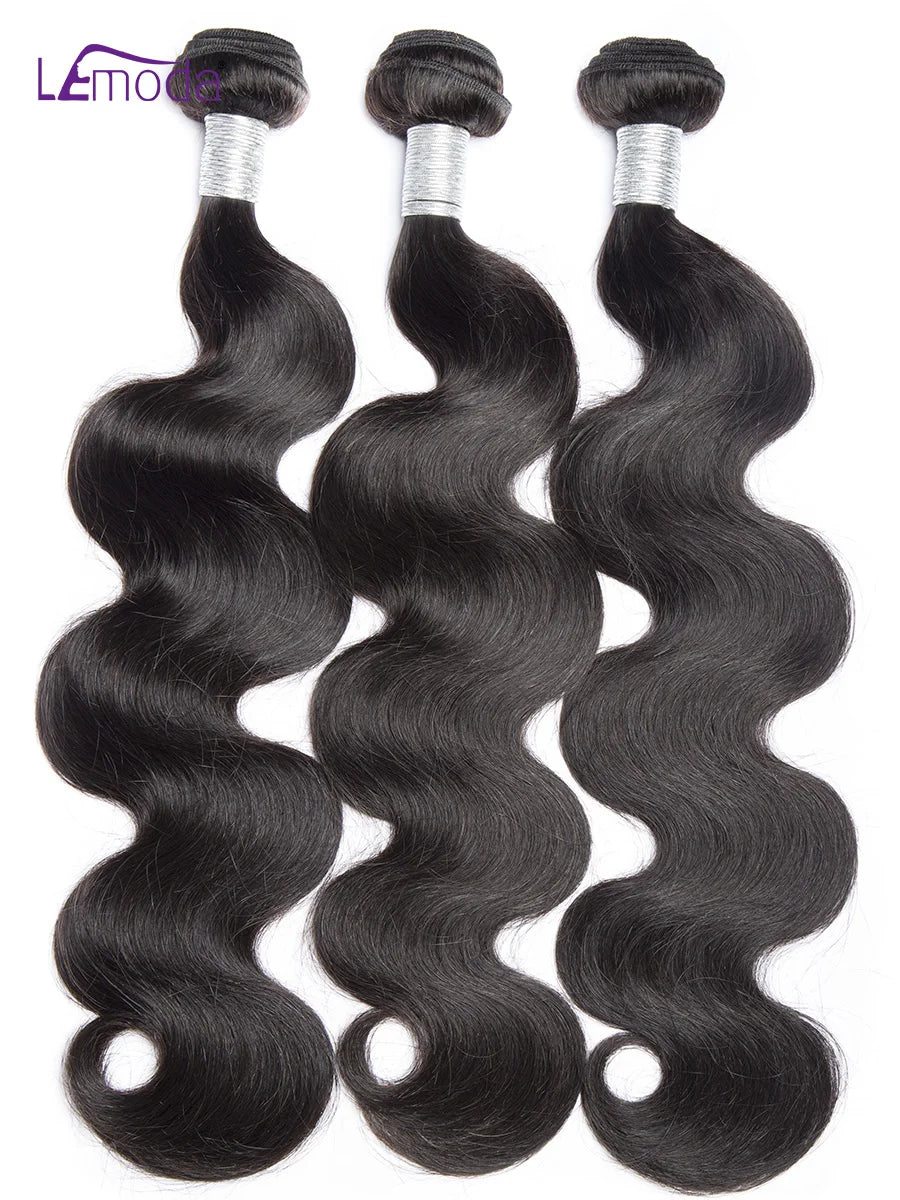 Body Wave Human Hair Bundles Hair extension 100% Human Hair Bundles Unprocessed Weave 1/3/4 Pcs/Lot Brazilian Lemoda Remy Hair