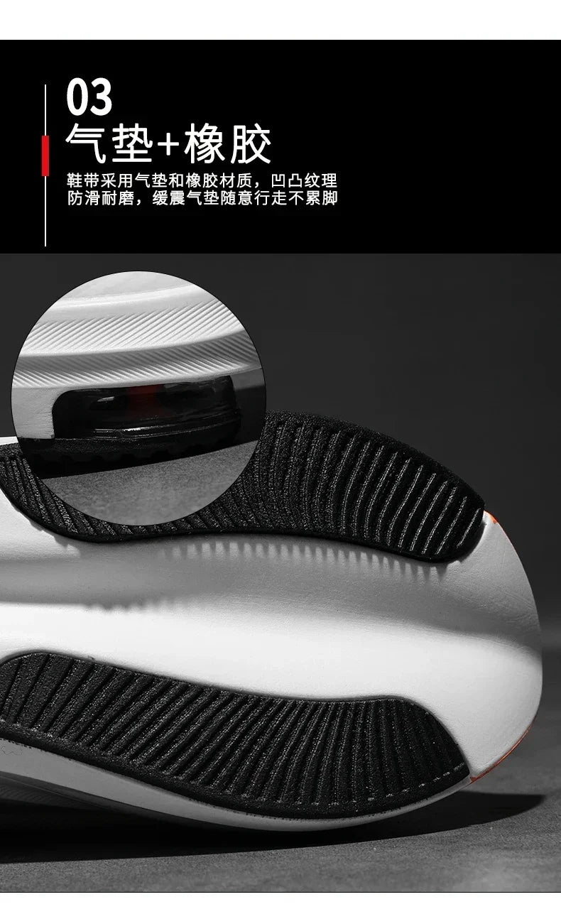 Men Running Shoes Air Cushion Breathable Training Lightweight Shoes Sneakers Marathon Women Comfortable Athletic Sports Shoes