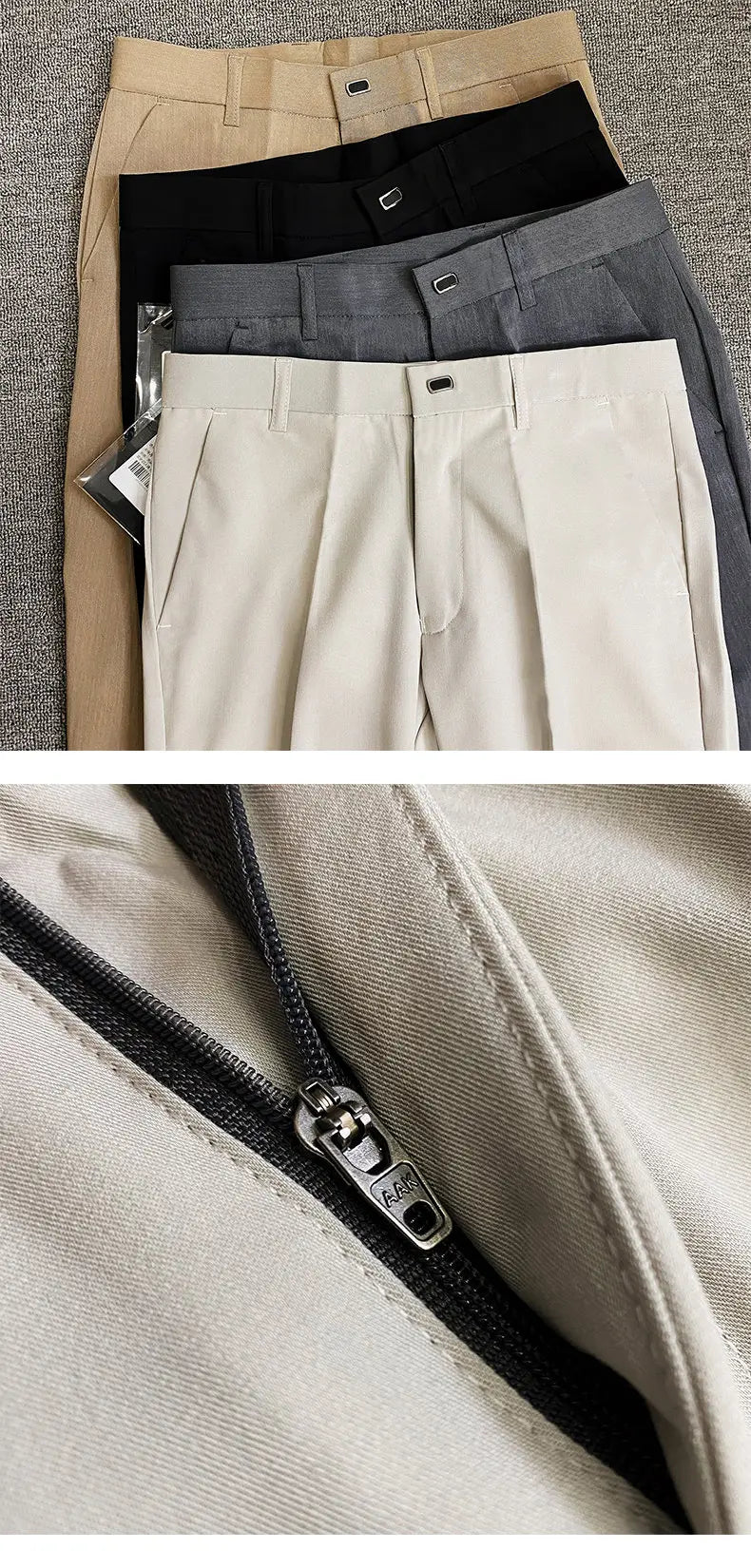 Men Suit Pants Formal Trousers Stretch Slim Pantalone Hombre Calça Masculina Solid Color Casual Dress Pants Fashion Men Clothing