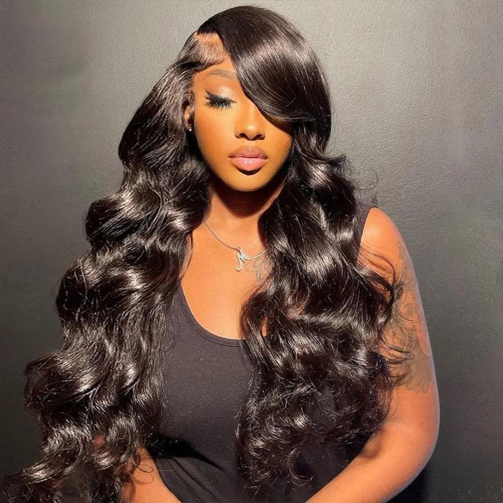 300 High Density Body Wave 13x6 HD Lace Frontal Wigs Human Hair 40 Inch 13x4 Body Wave Lace Front Wig For Women Brazilian Hair