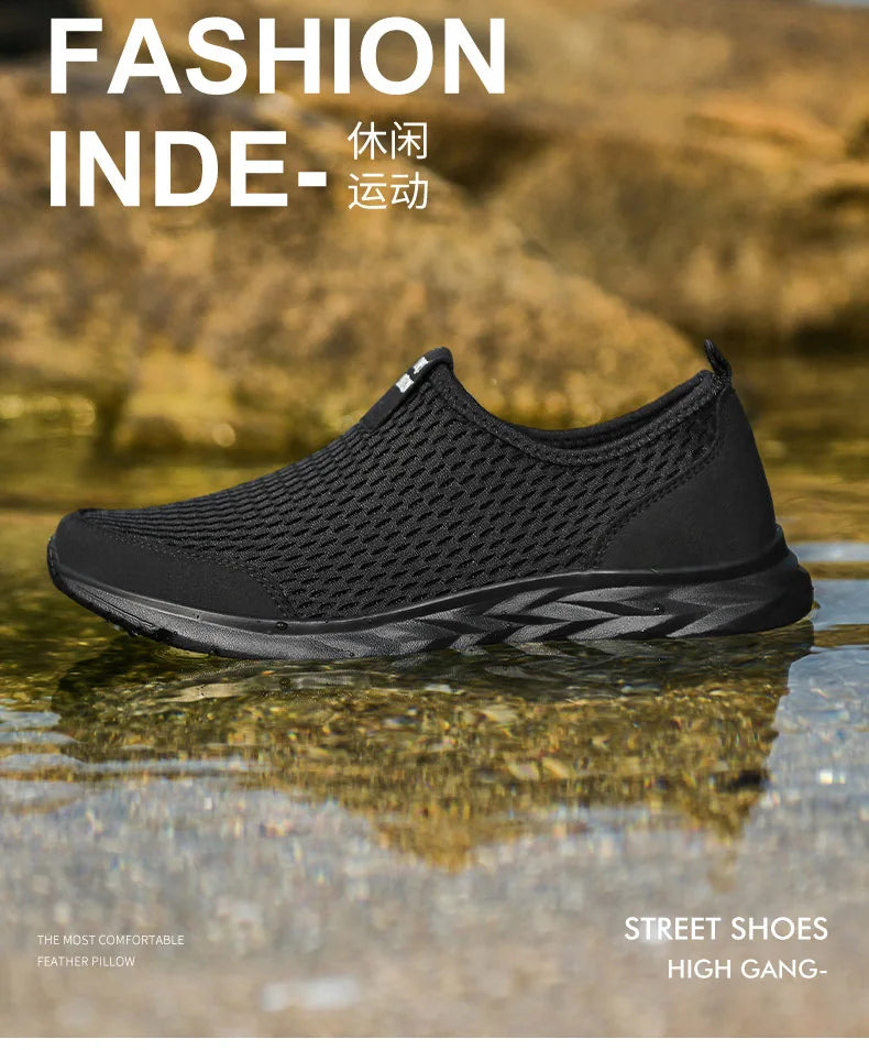 Lightweight Flat Sneakers Men Outdoor Walking Sneakers For Men Summer Large Size 48 Men's Loafers Casual SneaKers Women Male