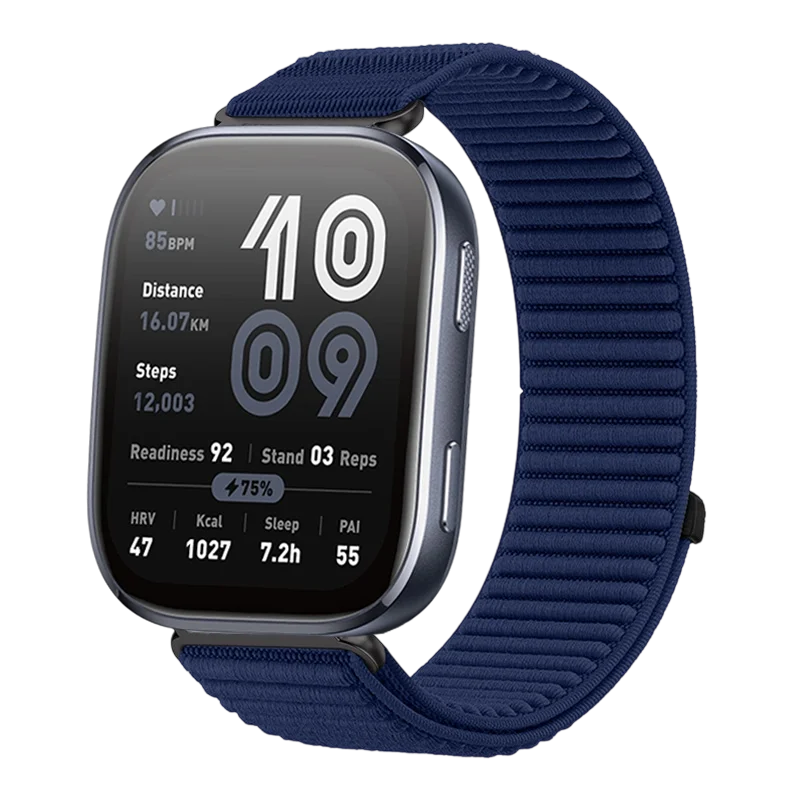 22mm Nylon Band for Amazfit Helio Breathable Lightweight Strap Suitable for Amazfit Balance 2/Bip 6/Cheetah Pro Smartwatch Band