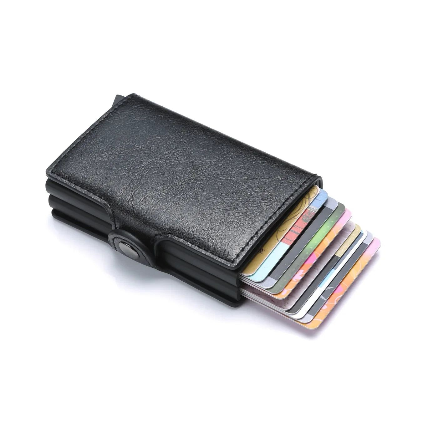 Rfid Men Card Wallets Free Name Engraving Carbon Fiber Slim Mini Wallet 14 Card Holders Small Money Bag Male Purses