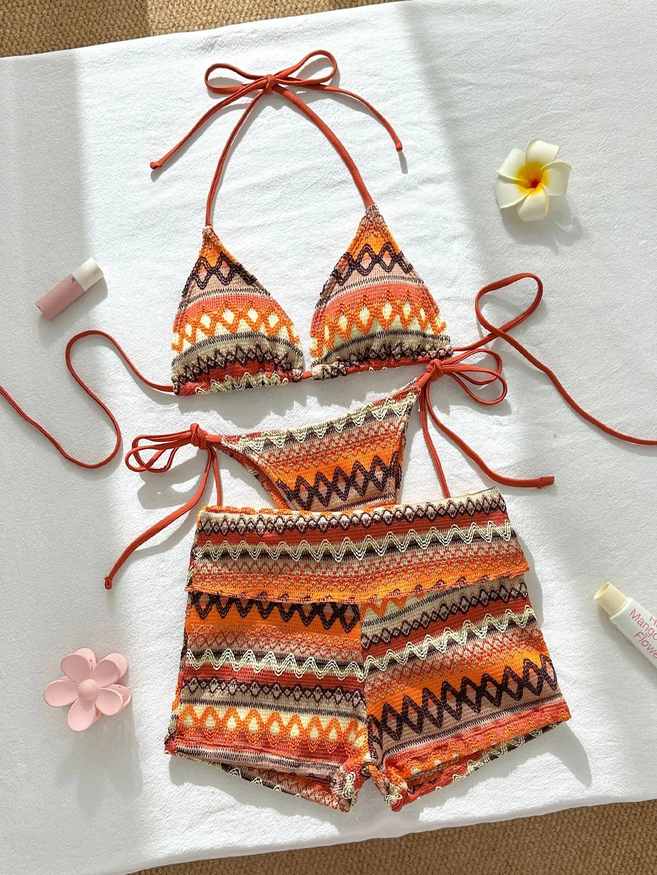 Swimwear Woman Swimsuit Sexy Bikini New Push Up Bikinis Set Brazilian Bathing Suit Women Beachwear Biquini 3 Piece Suits