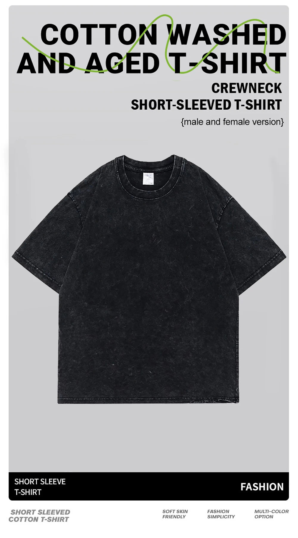 Mind Control For Beginners Washed Retro Men T Shirt Casual Oversize T-Shirt High Quality Cotton T-Shirt Summer Short Sleeve