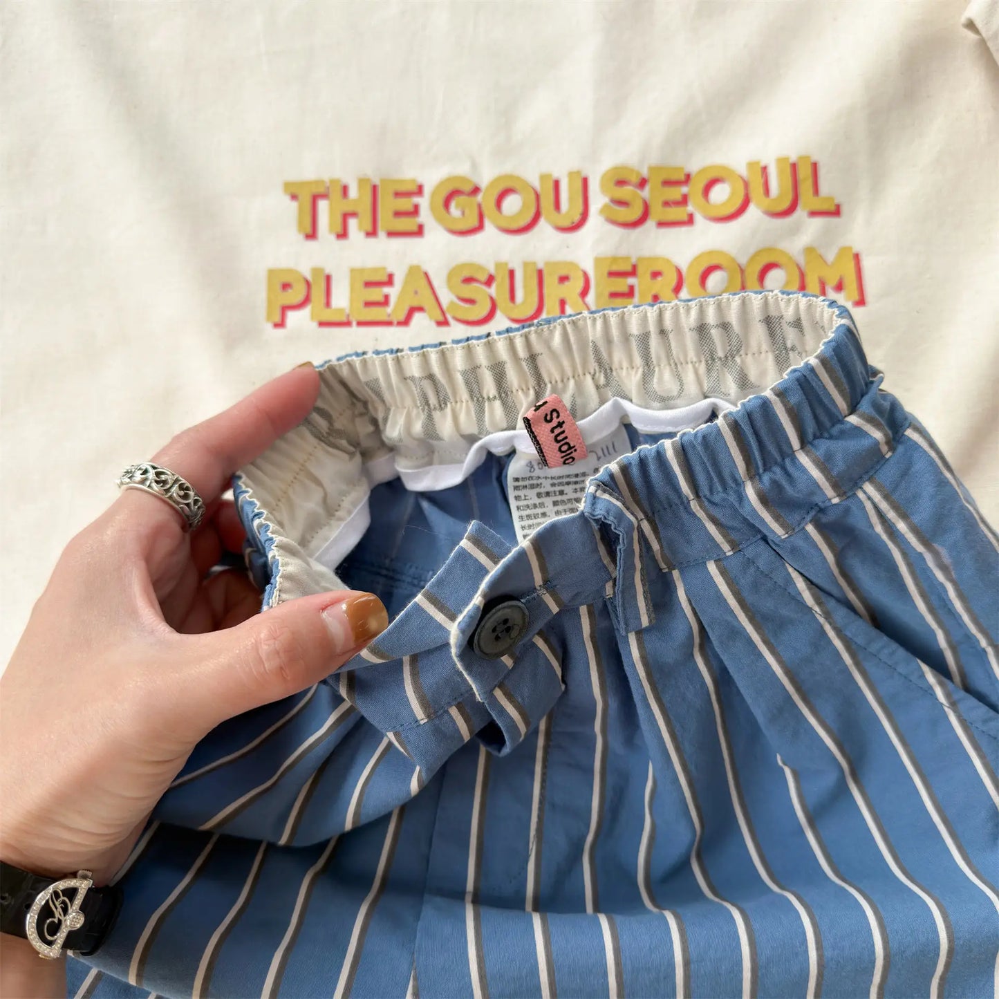 2026 Summer New Children Casual Striped Shorts Boys Girls Loose Shorts Thin Cotton Toddler Pants Fashion Kids Clothes