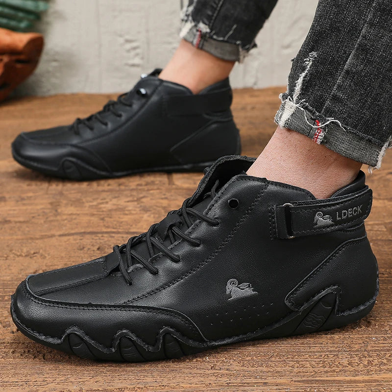 Leisure Men's Boots High-quality Stitching Soft Sole Comfortable Breathable Non Slip Durable Upper Cycling Couple Platform Boots