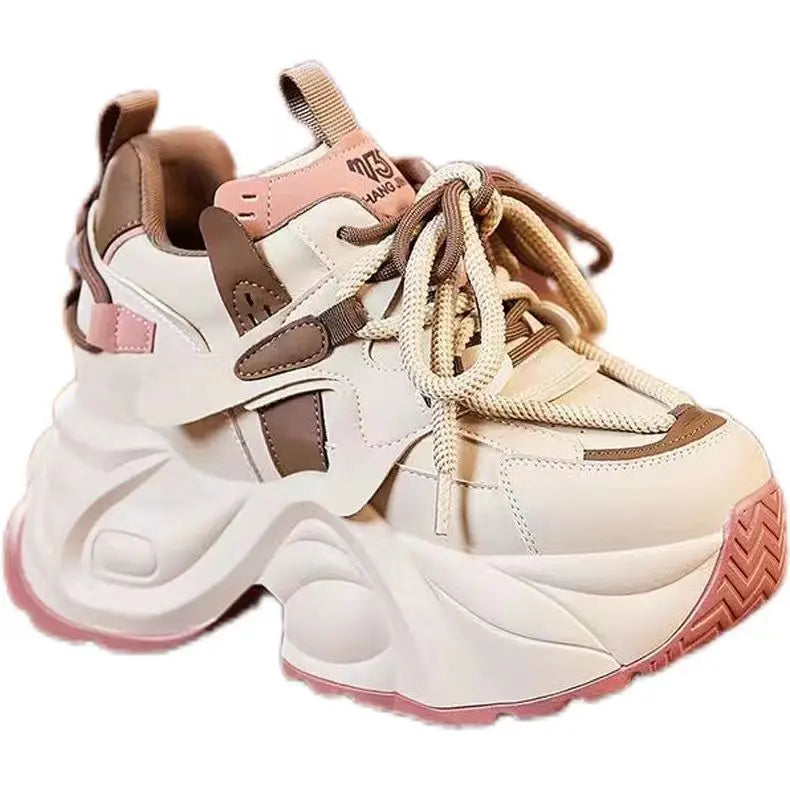 High Quality Spring Autumn Women Platform Sneakers Chunky Shoes Sport Vulcanized Shoes Female Casual Shoes 2026 New