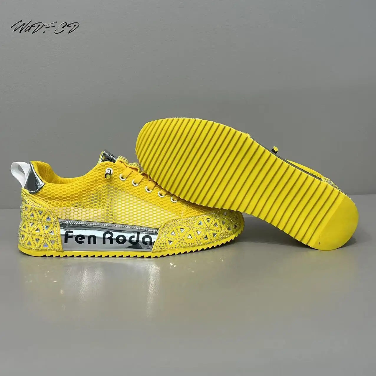 Sneakers Casual Men Designer Punk Bling Board Shoes Fashion Leather Mesh Breathable Increased Internal Flat Platform Sport Shoes