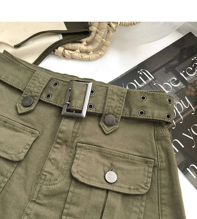 Design Sense Denim Skirt Pants Women's 2026 Summer Korean Version Hip Skirt