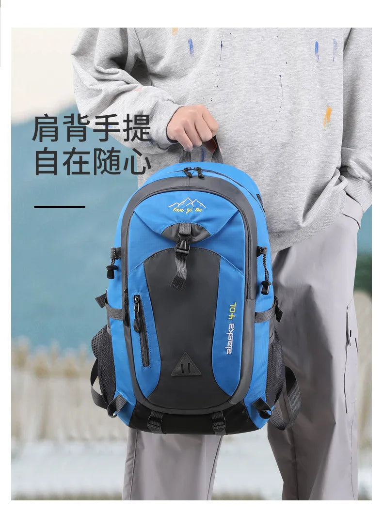 Mountaineering Bag Backpack Men And Women Fashion Computer Backpack Outdoor Travel Bag Junior High Double Shoulder Bags Gifts