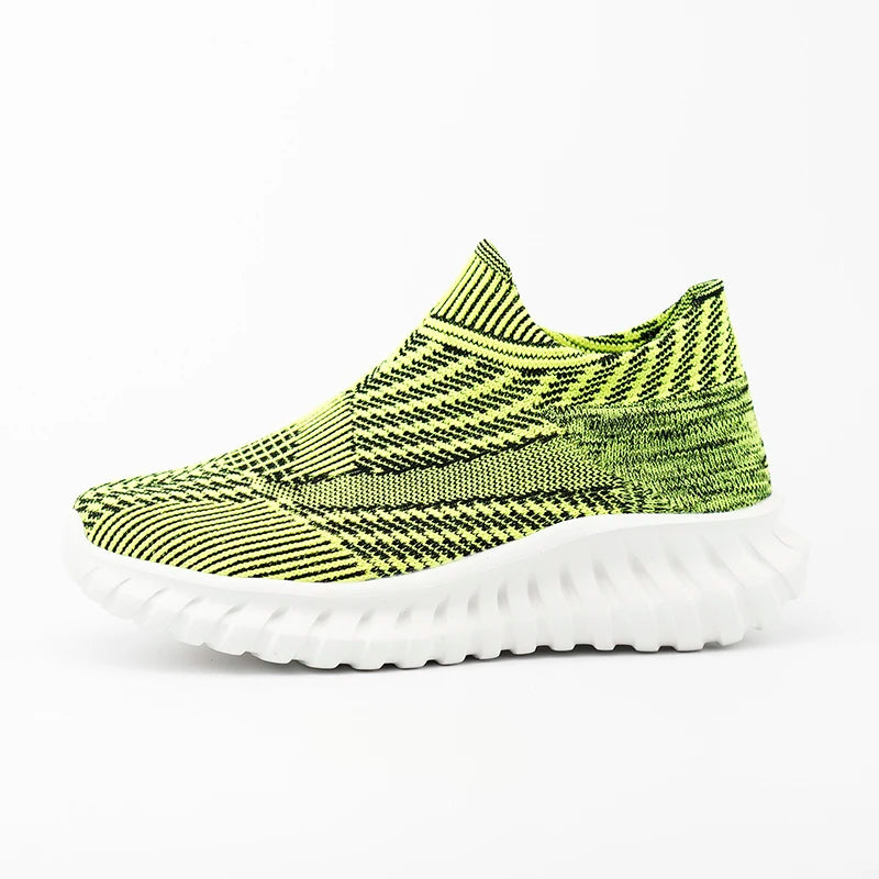 Men's Women Running Shoes Comfortable Slip on Sneakers Man Socks Shoes Lightweight Knit Breathable Casual Outdoors Sneakers