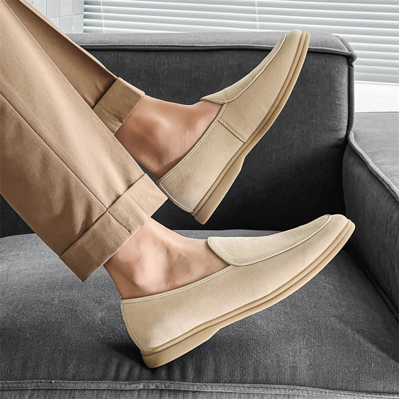 Fashion Men's Casual Shoes Men Horsebit Loafers Moccasins Mens Party Wedding Shoe Light Comfortable Driving Flats
