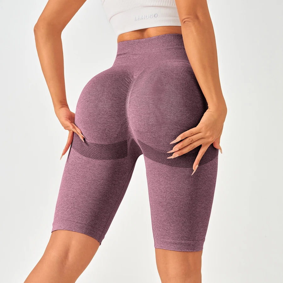 Women Sports Leggings Sportswear Woman Gym Legging Seamless Yoga Shorts w/Tummy Control Women's Shorts Fitness Female Clothing