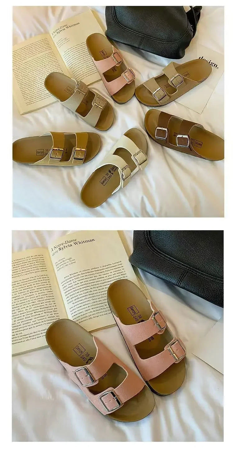 Fashionable modern men's and women's sandals are comfortable and versatile for summer, beach, and outdoor use