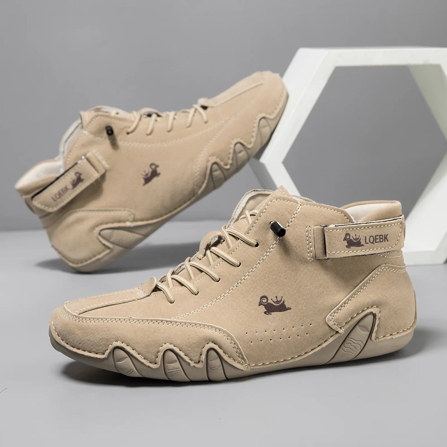 LDECK Leather Casual Shoes Sneakers for Men Fashion Outdoor Walking Loafers Shoes Comfortable Footwear Luxury Man Boots 2025 New