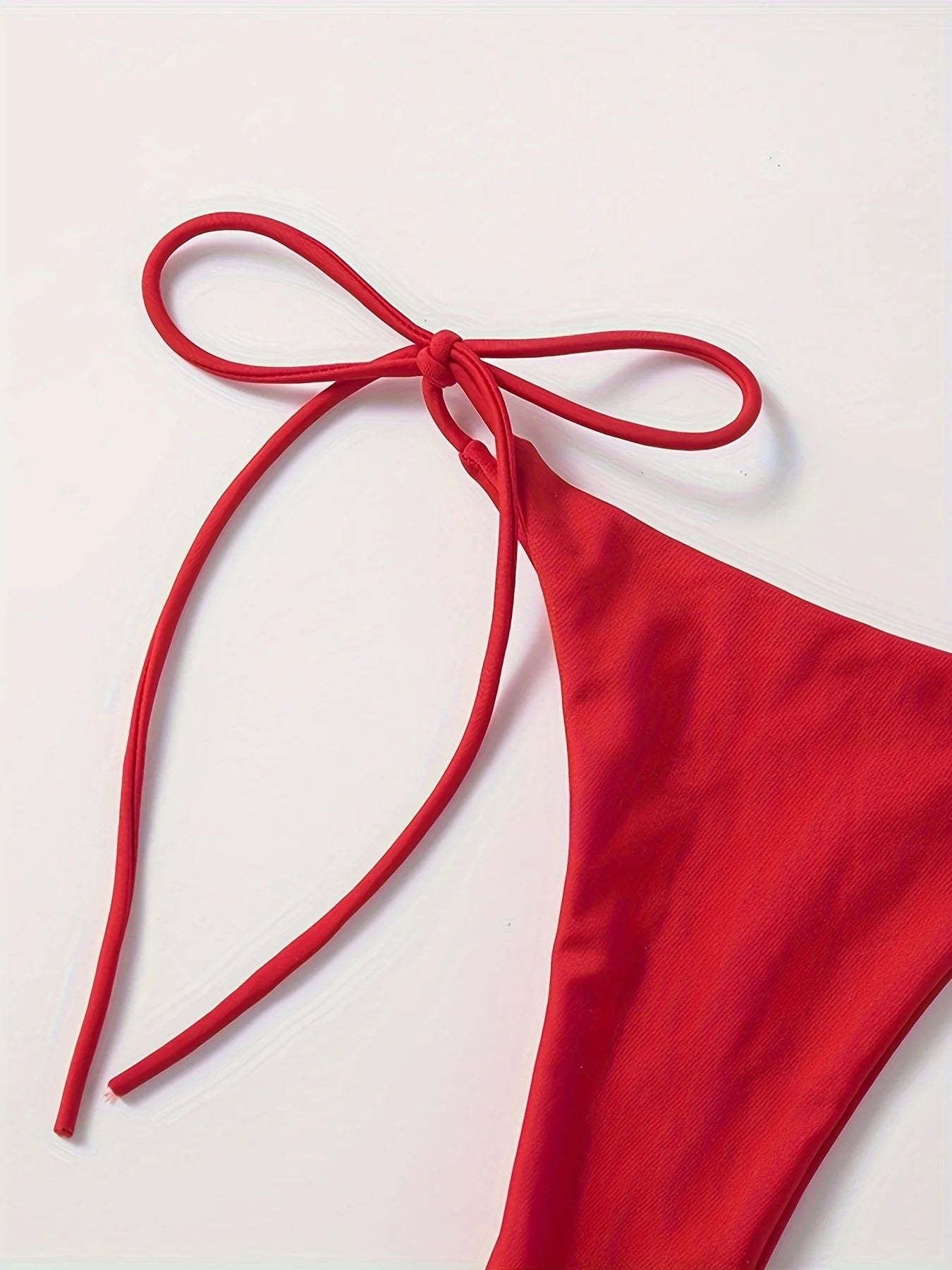 New Stylish Tie-Up Swimsuit with Sexy Print, Two-Piece Bikini for Women, Beachwear for Vacation