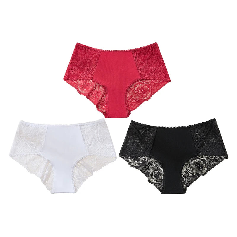 Plus Size Women's Sexy Panties S-4XL Wide Size Range Ultra-Thin Transparent Fabric Soft Comfortable Elegant Lady's Intimate Wear