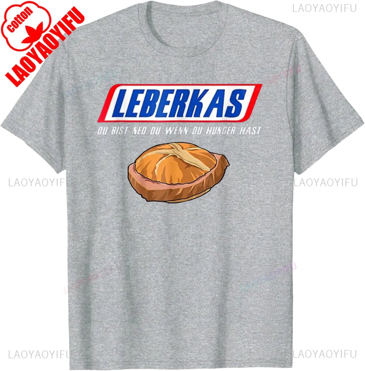 ‌Leberkas Du Bist Ned Du Wenn Du Hunger Hast Funny T Shirt Men Women Cotton Round Neck Breathable Casual Vintage New Arrival