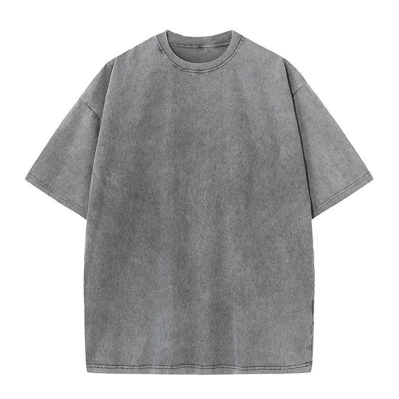 230GSM 100% Combed Cotton T Shirt for Women Men Washed T-Shirt Oversized Tshirt Casual Top Tee Shirt Luxury Male Clothing