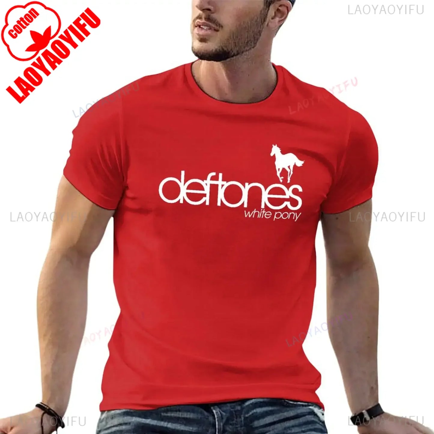 Deftones Band White Pony Adrenaline Grunge Graphic Unisex T-Shirt 90s Retro Alternative Metal Streetwear Concert Merch