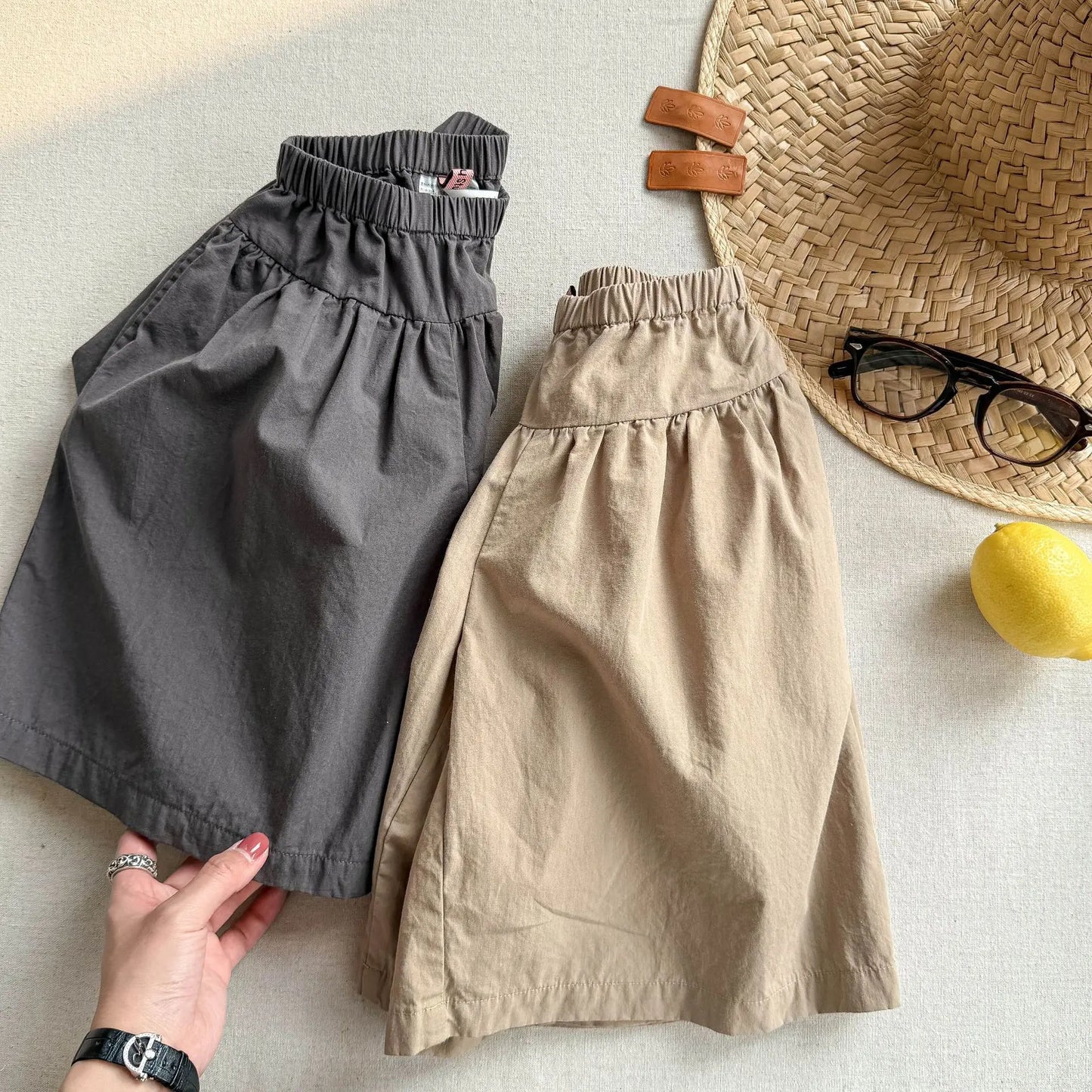 2025 Summer New Girls Sleeveless Clothes Set Kids Girls Flower Sling Vest + Pants 2pcs Suit Children Clothing Baby Outfits