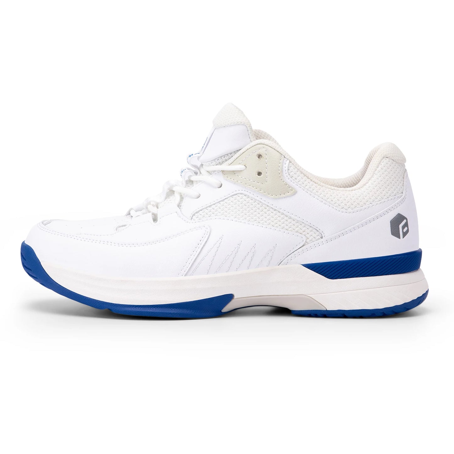 FitVille Mens Tennis Shoes Professional Training Sneakers Wear Resistant Anti-Slip Sweat Absorbent for Swollen Feet Arch Support