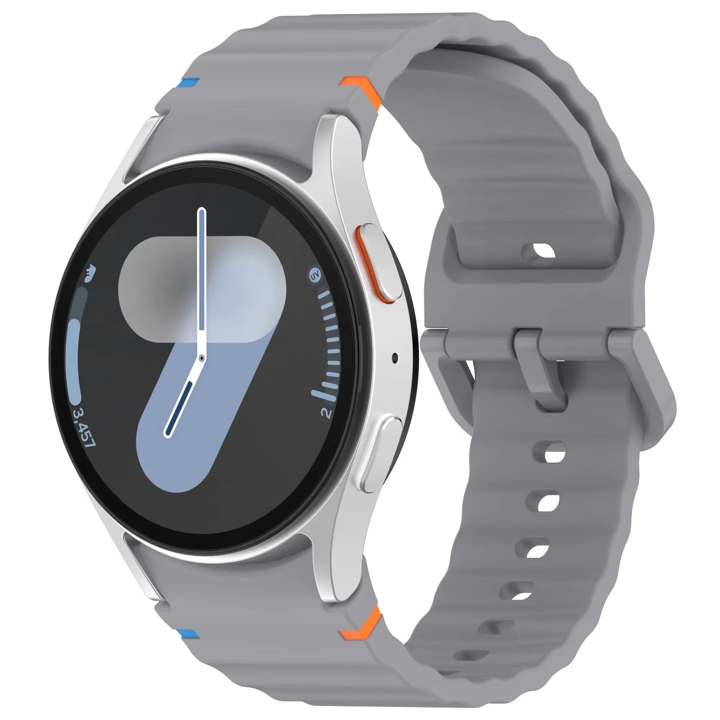 Silicone Strap for Samsung Galaxy Watch 7 6 5 4 44mm 40mm Original No Gaps Sports Band Accessories for 6/4 Classic 47mm 46mm43mm