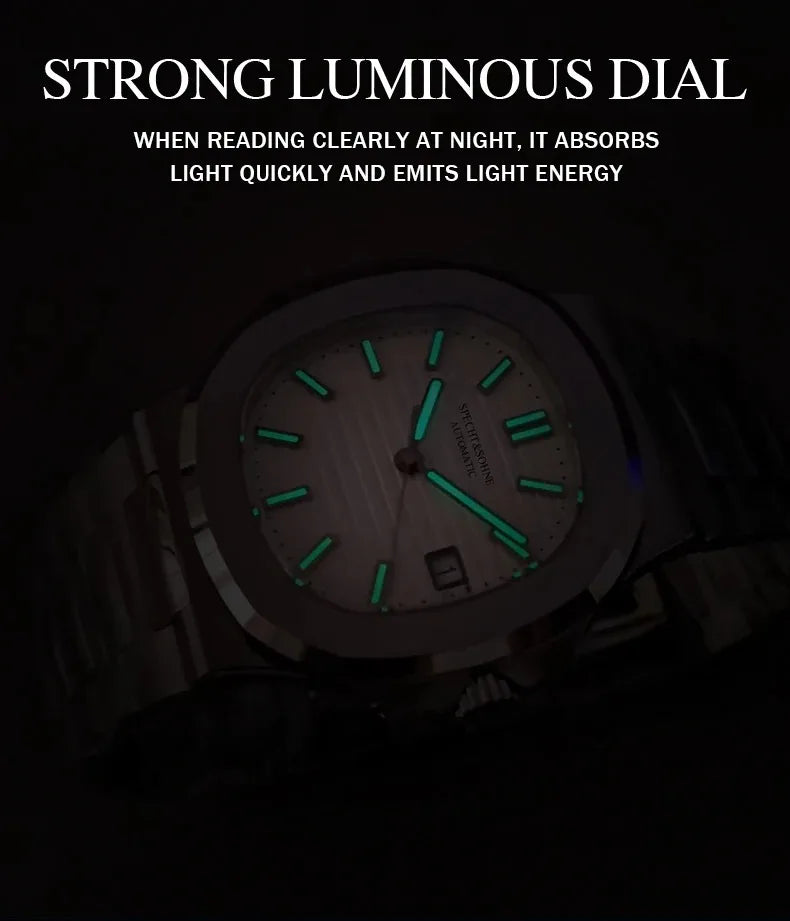 New Arrivals Fashion Men's Watches Luxury Automatic Watch For Men 42MM Stainless Steel Waterproof Rose Gold Sapphire5711 Watch