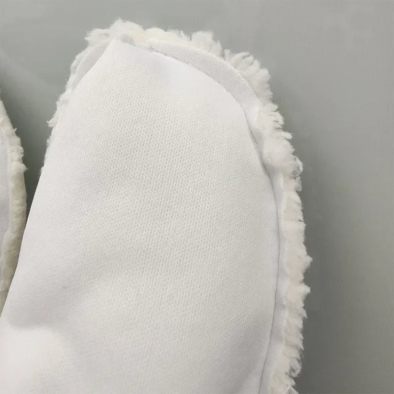 New Winter Warm Ankle Sock Shoe Charms Thicken Plush Insole for Women Men Shoe Covers Removable Plush Liner Shoes Charm Insoles