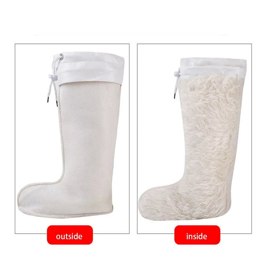 Cold-Proof Men's and Women's Rain Boots Cotton Cover Water Shoe Lining Winter Rain Boots Cotton Lining Fleece Lined