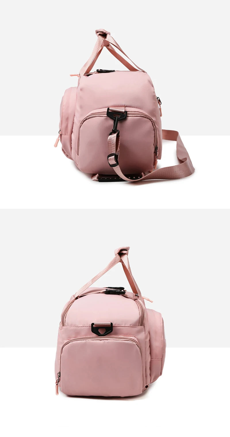 Women's Handbag T80 Gym Sports Backpack for Man Hand Bag Fitness Travel Tote Shoe Shoulder Duffle Crossbody Portable Boston Bag