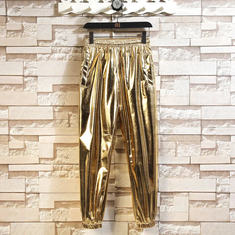 Unisex Jacket and Long Pants Tracksuit Stand Collar Sports Suit 2 Piece Set Men Women Cosplay Stage Performance Dance Costumes