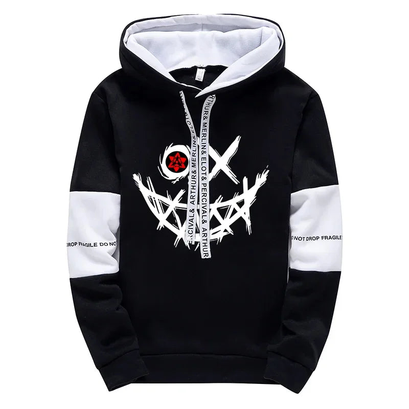 Men's Hooded Sweatshirts All Season Daily Casual Sport Tracksuit Urban Fashion Hooded Streetwear Long Sleeved Hoodie