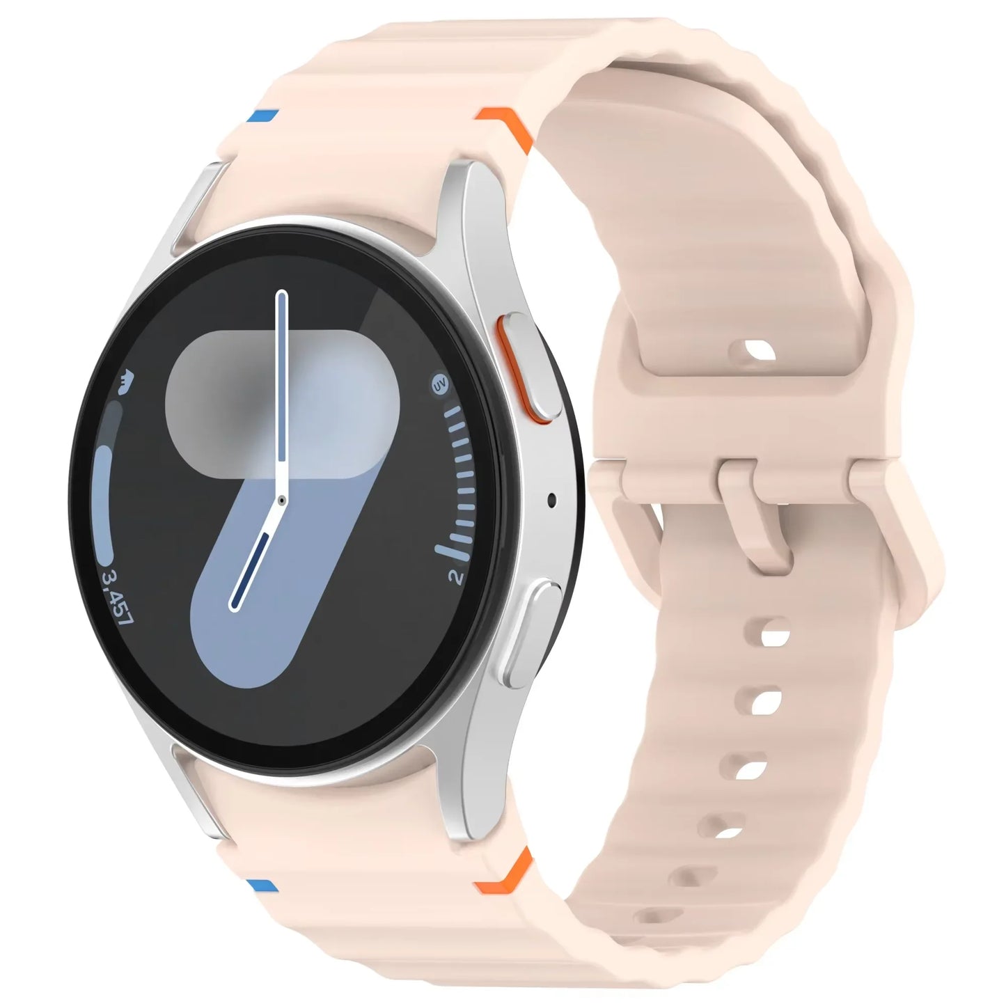 Silicone Strap for Samsung Galaxy Watch 7 6 5 4 44mm 40mm Original No Gaps Sports Band Accessories for 6/4 Classic 47mm 46mm43mm
