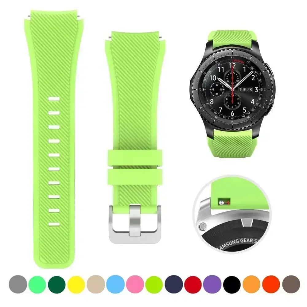 22mm Silicone Strap For New C20 Pro Smart Watch Wristband Bracelet Band For Zeblaze Btalk 3 Plus/Ares 3 Pro/Vibe 7 7 Pro 7 Lite