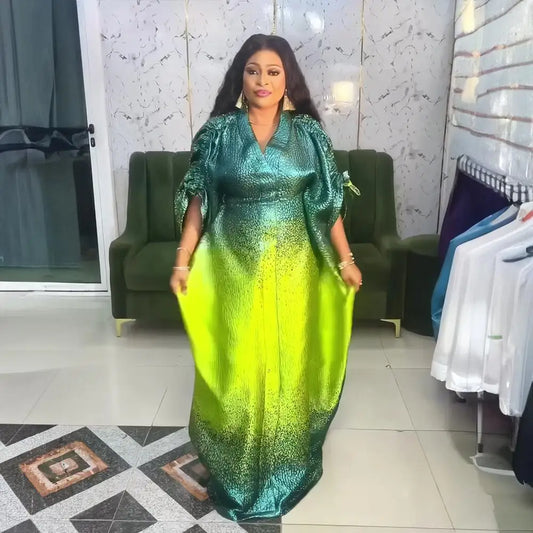 Popular Design African Dresses for Woman Fashion African Dresses for Woman Luxury Stylish African Woman Boubou