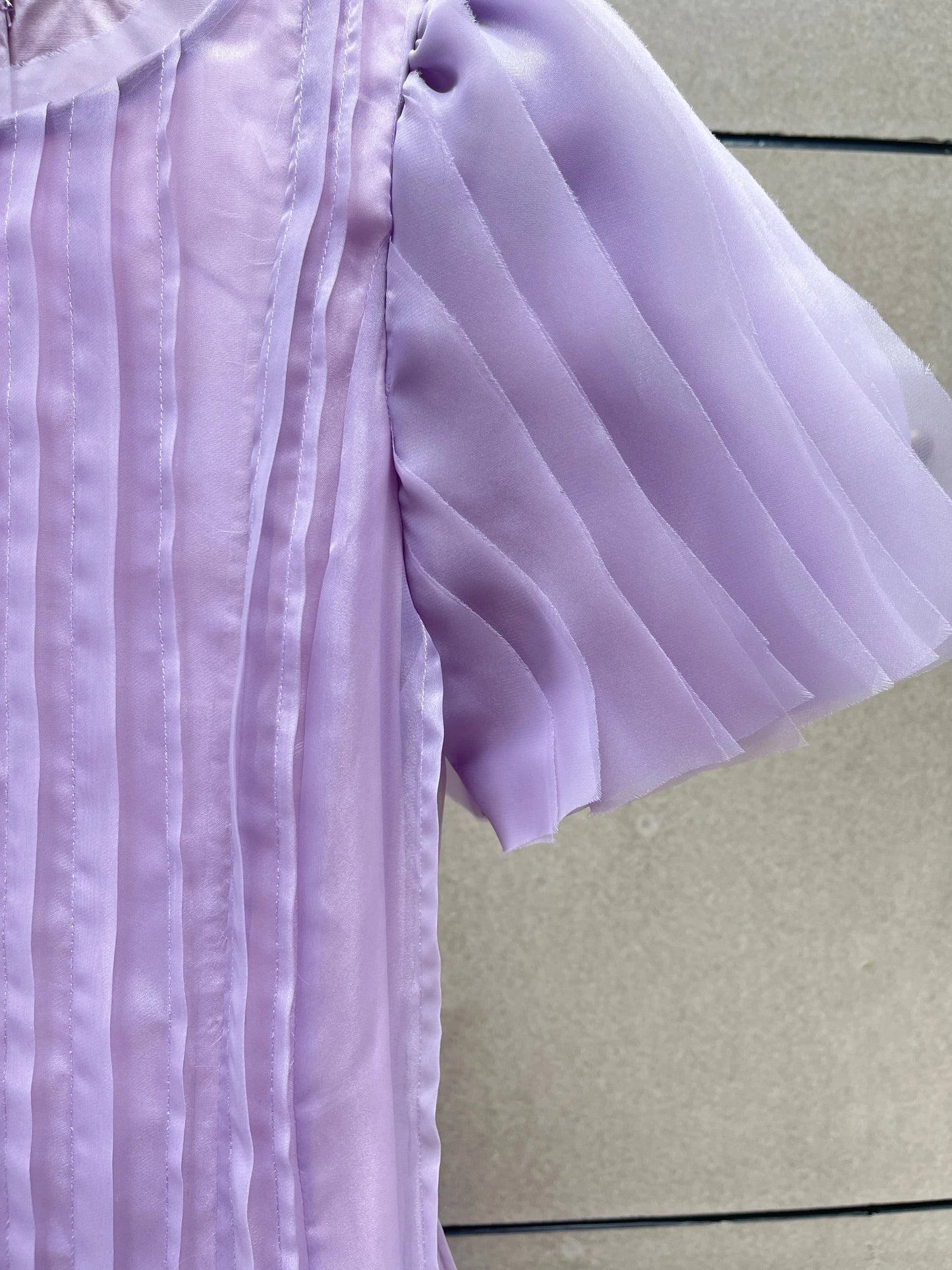 Summer 2025 Women's round NeckDouble Layer FabricHeavy Work Short Sleeve Dress Y2K High Quality Fashion High Street A-Line Skirt