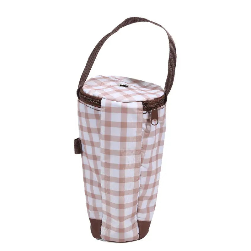 Portable Milk Tea Tote Bag Heat Preservation Bag Carrying Insulated Cup Cover Umbrella Bag Handbag Camping Drinkware Accessories