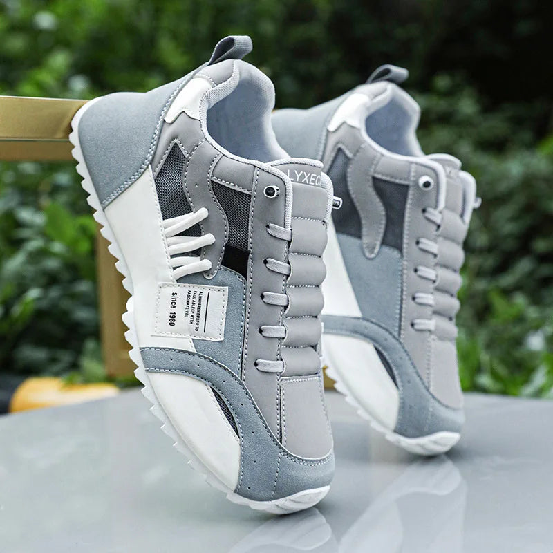 Fashion brand tenis men casual faux leather sneakers male wedged shoes new spring summer breathable trainers man gym run shoes