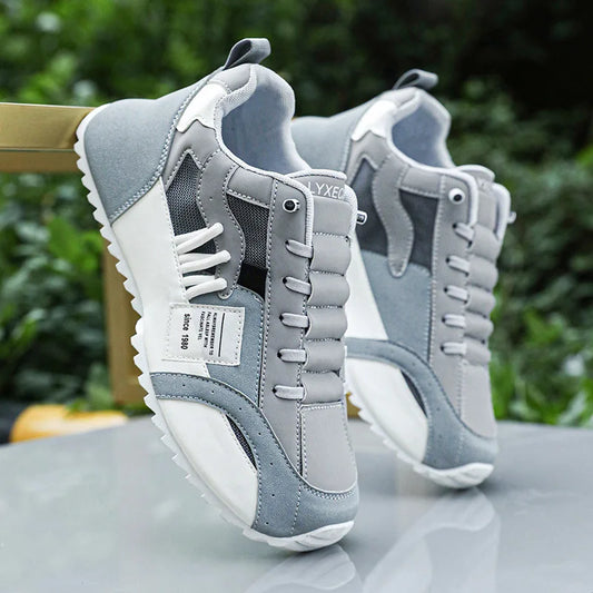 Fashion brand tenis men casual faux leather sneakers male wedged shoes new spring summer breathable trainers man gym run shoes