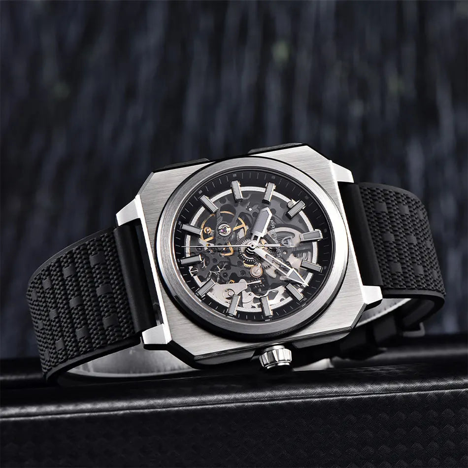 PAGANI DESIGN New Hollowed Men Mechanical Watch Top Brand Sapphire Glass Clock Classic Luxury Waterproof Automatic Men's Watches