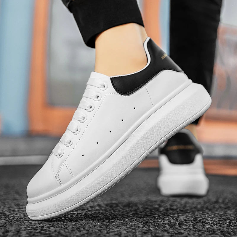 Fashion Platform Men Sport Shoes Casual Sneakers Autumn Outdoor Breathable Lightweight White Running Shoes Women Tennis Shoes