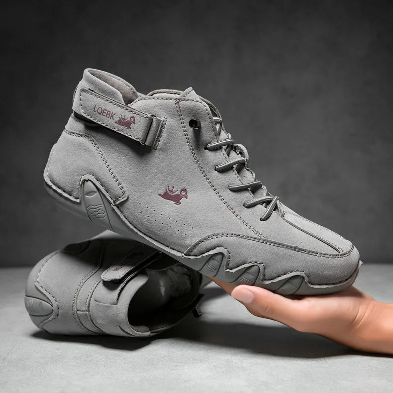 LDECK Leather Casual Shoes Sneakers for Men Fashion Outdoor Walking Loafers Shoes Comfortable Footwear Luxury Man Boots 2025 New