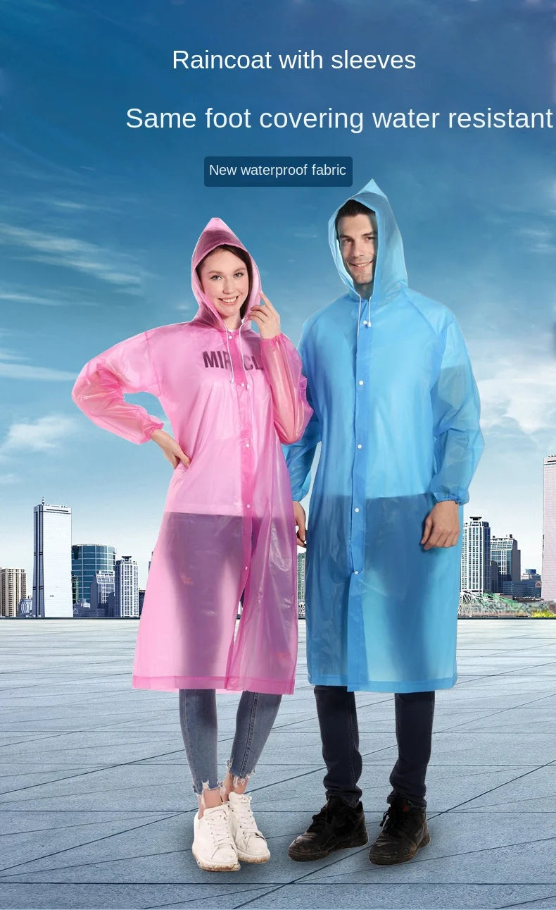 Raincoat Long Full-body Adult Wearing Men's Women's Electric Battery Car Single Riding Poncho