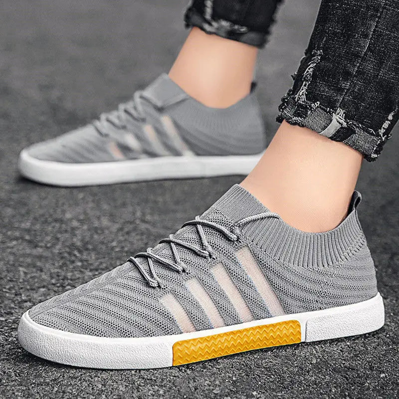 2022 New Super Light Mesh Men Running Sneakers Fashion Trend Lace-up Athletic Shoes Breathable Tenis Masculino Comfort Anti-skid