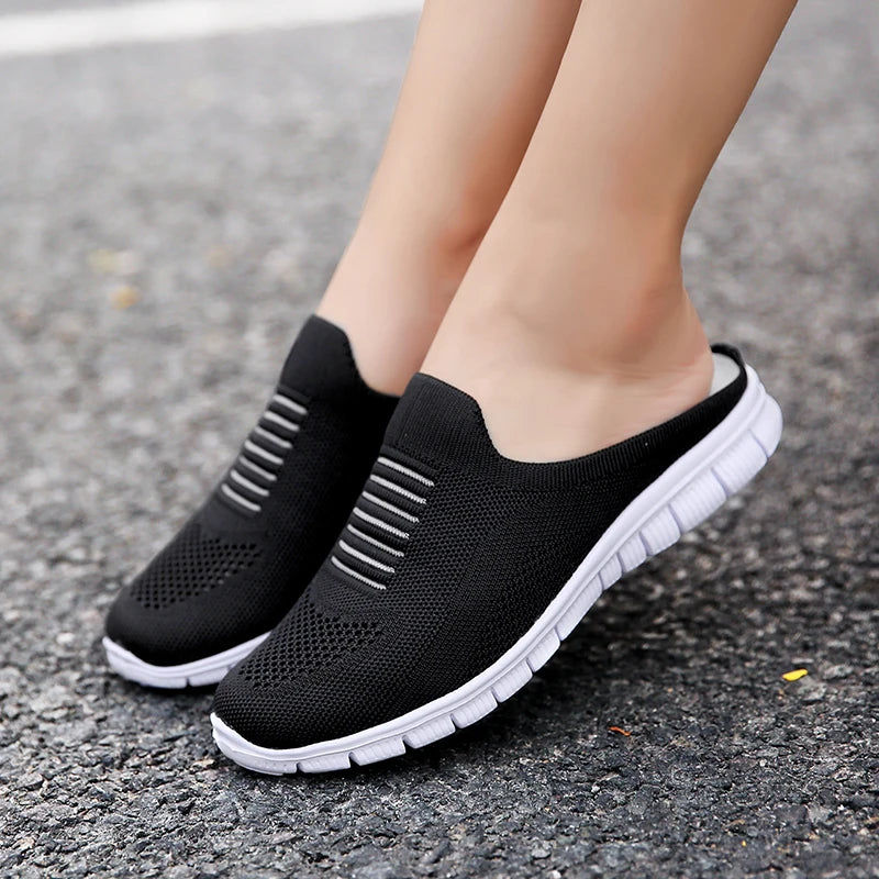Women Vulcanized Shoes High Quality Shoes for Women 2025 Comfortable Casual Women Slippers Plus Size 42 Walking Flat
